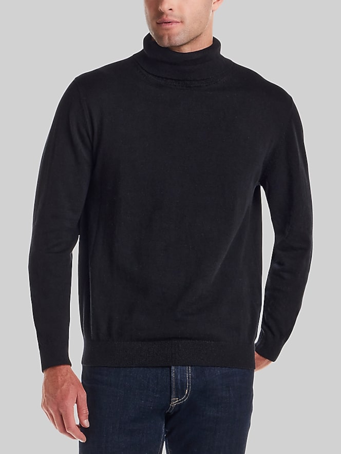 Weatherproof Vintage Cotton Cashmere Turtleneck Sweater