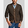 Weatherproof Vintage Regular Fit Grid V-Neck Cardigan