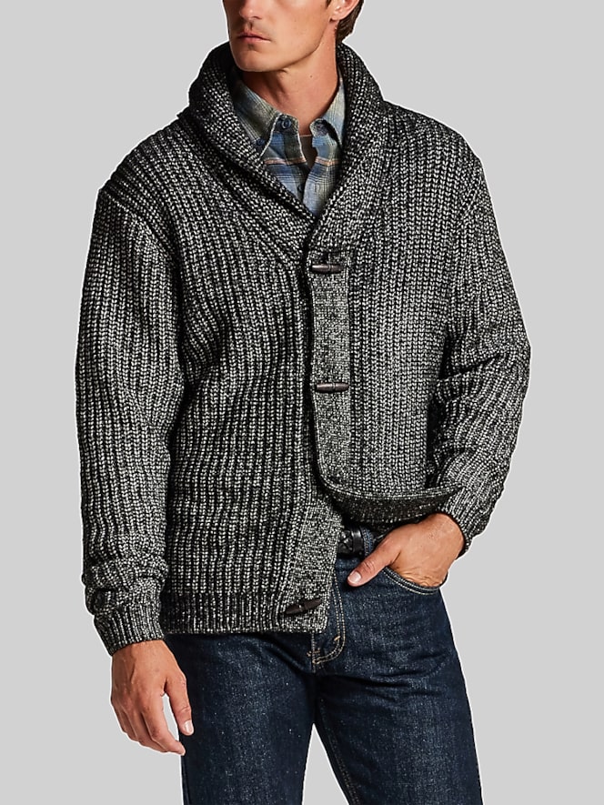 Weatherproof Vintage Shawl Collar Alpaca Blend Toggle Cardigan