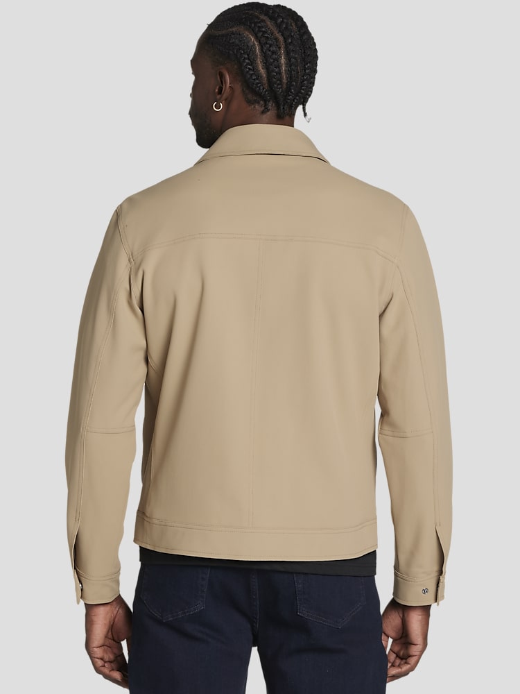 Joseph Abboud Classic Fit Full Zip Twill Jacket | Casual