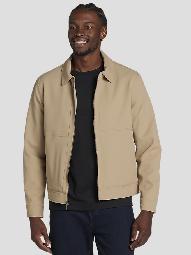 Tan casual jacket cheap