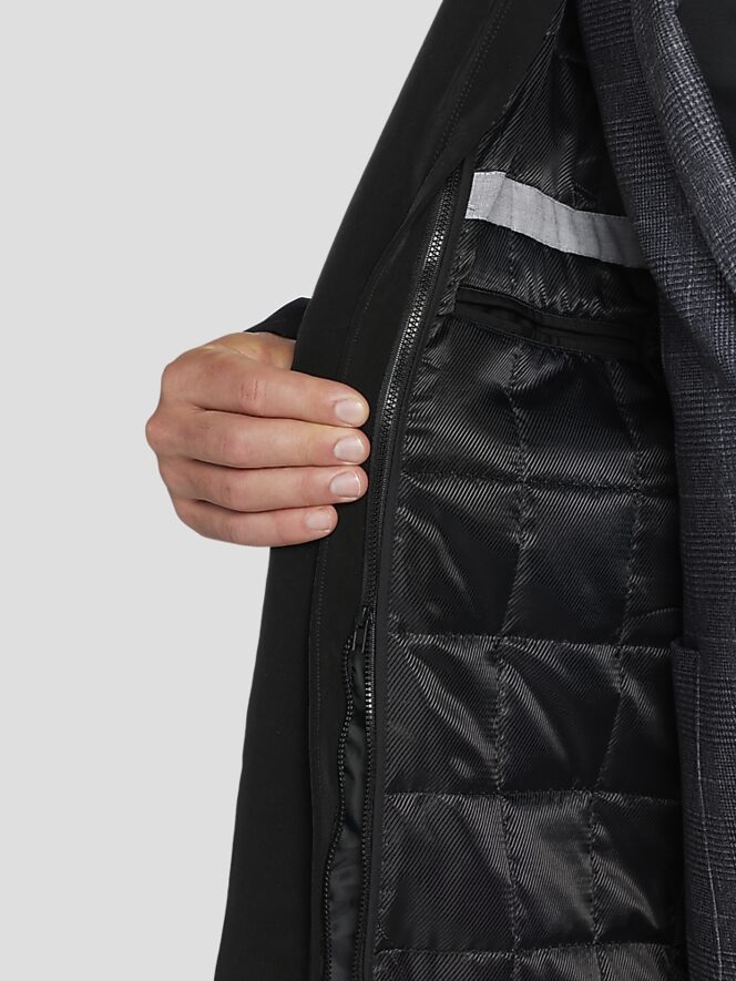 Joseph Abboud Modern Fit Raincoat with Removable Liner Raincoats