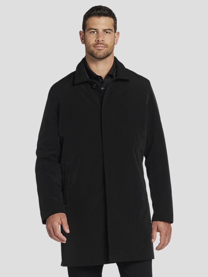 Joseph Abboud Modern Fit Raincoat with Removable Liner Raincoats