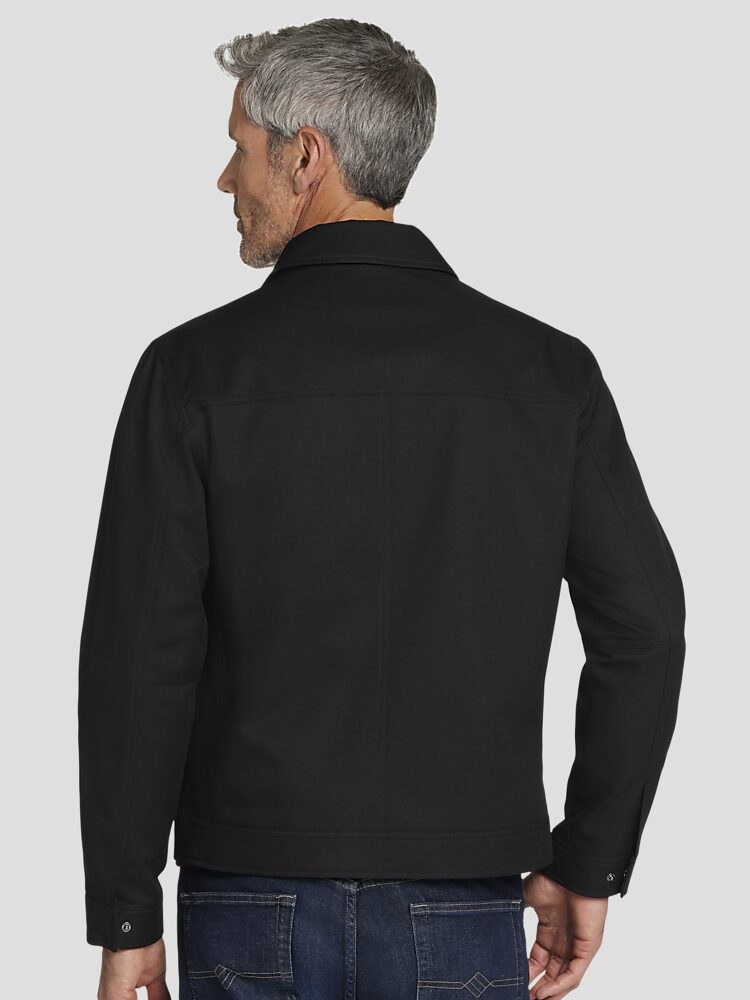 Joseph Abboud Classic Fit Full Zip Twill Jacket | Casual