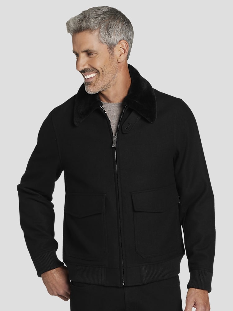 Jos a bank bomber jacket top