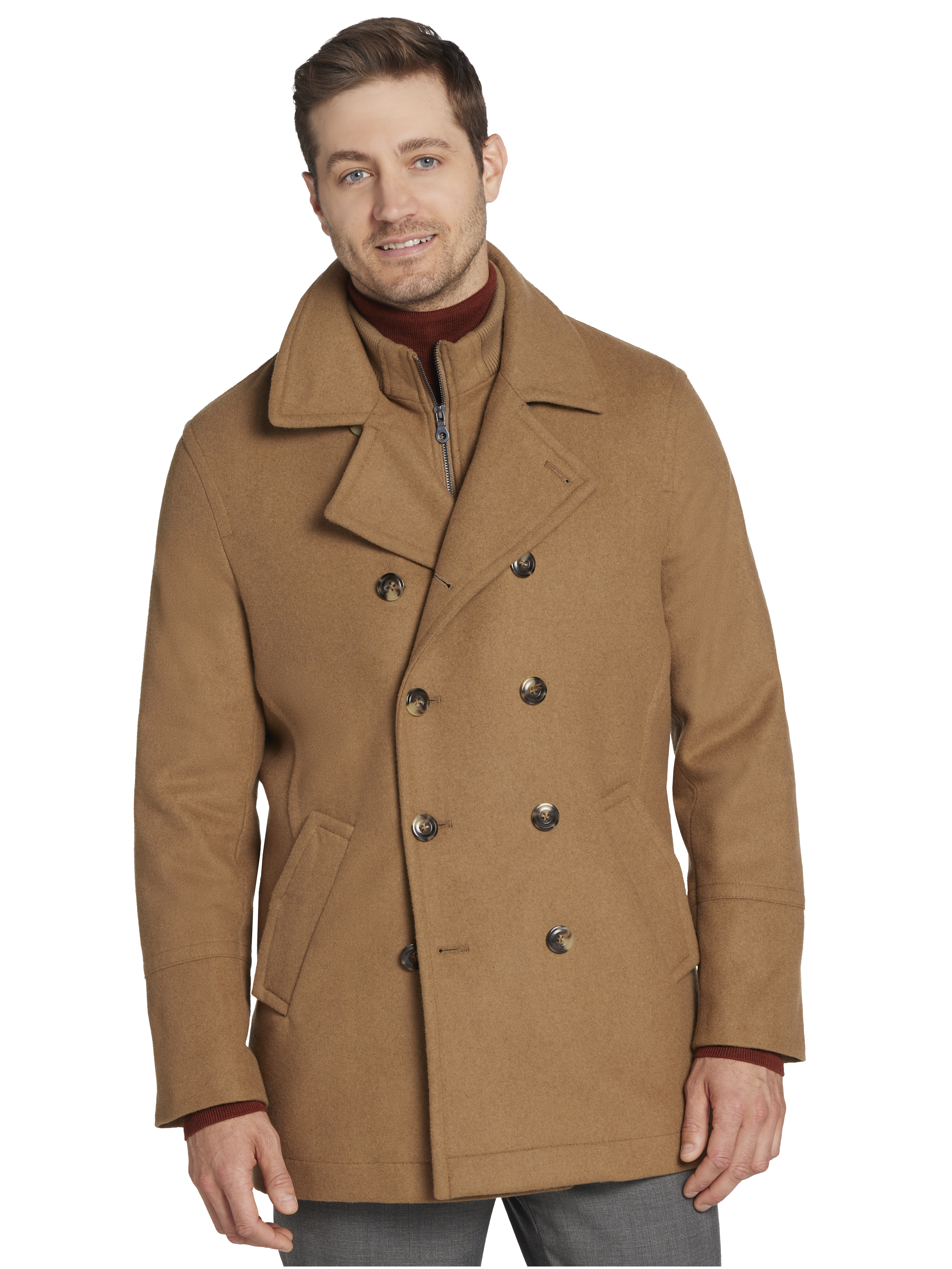 Modern Fit Peacoat