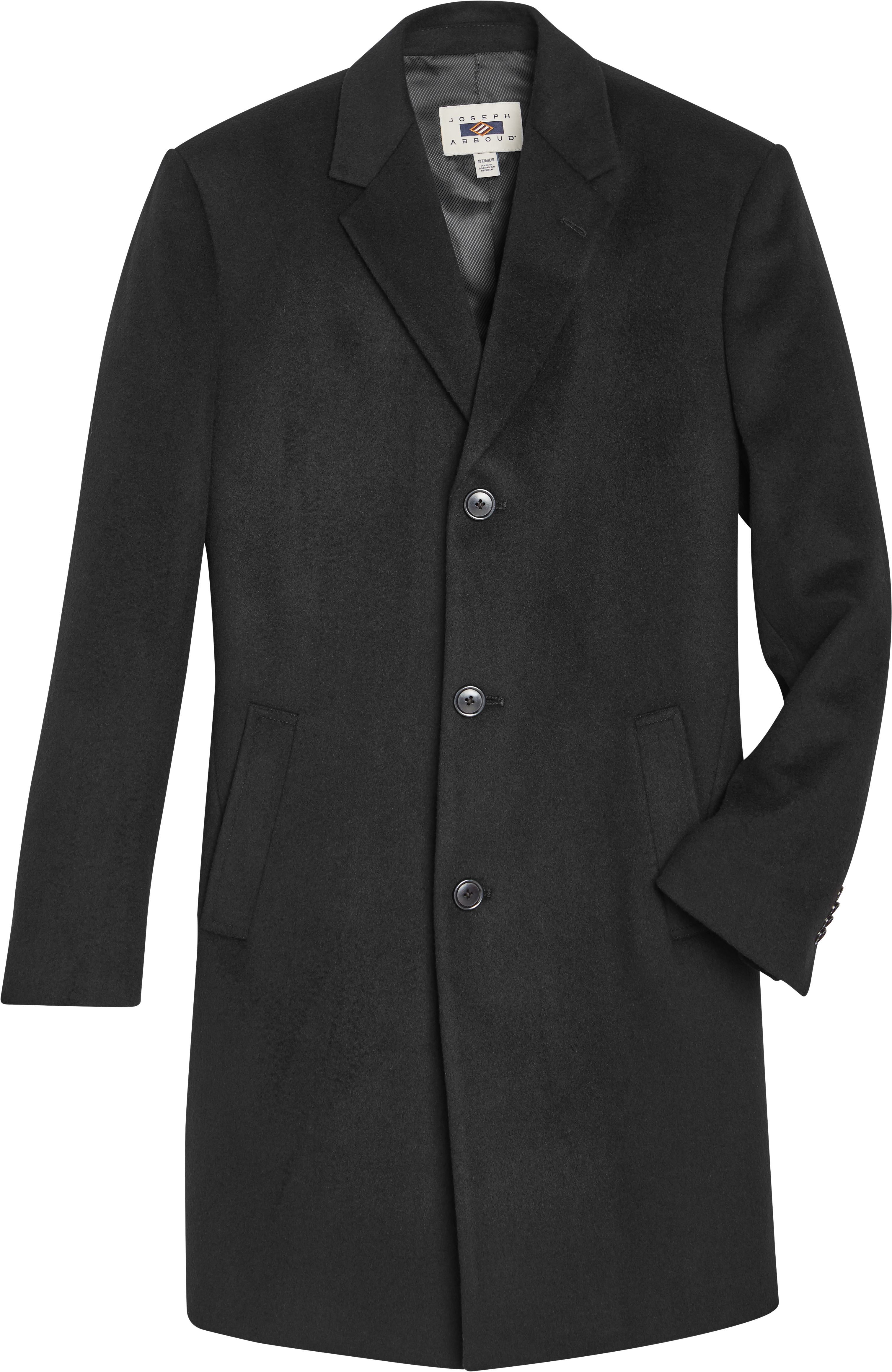 Joseph abboud black outlet classic fit raincoat