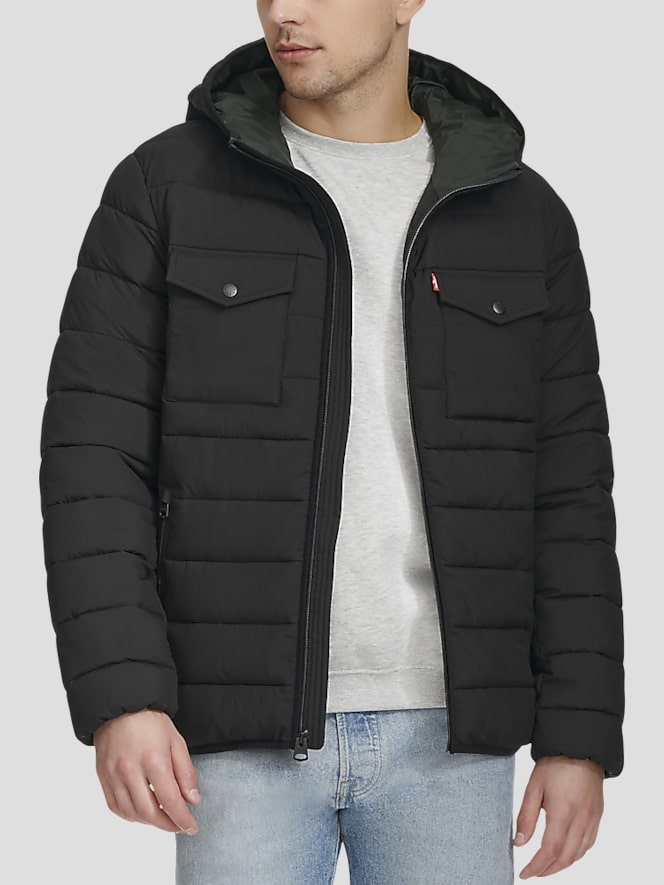 Levi's Classic Fit Lightweight Down Puffer Jacket | Casual Levi's Classic Fit Lightweight Down Puffer Jacket | Casual