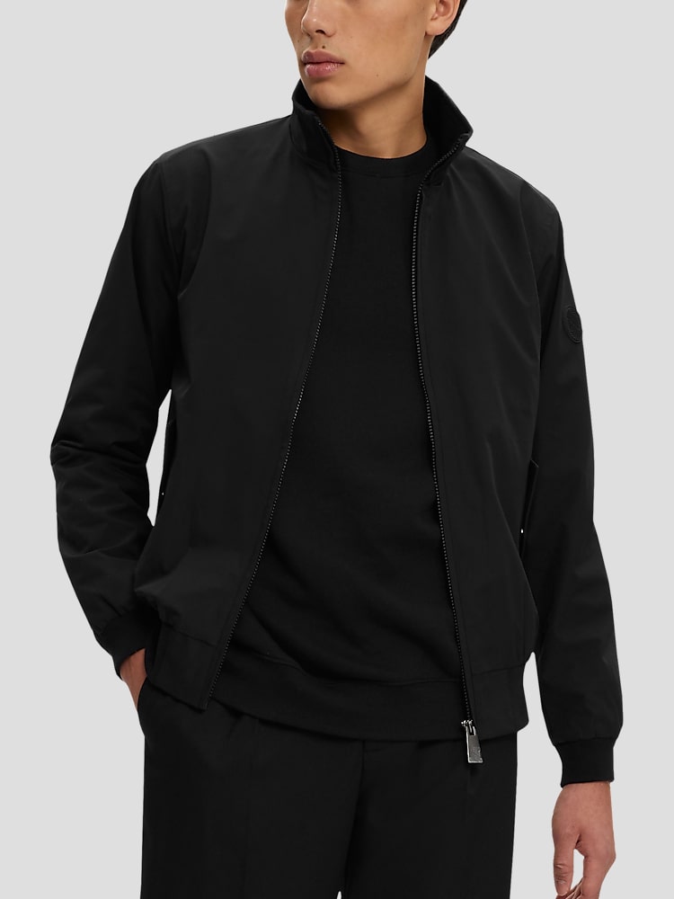 Noize Modern Fit Mock Neck Bomber Jacket Casual Jackets Men s Wearhouse
