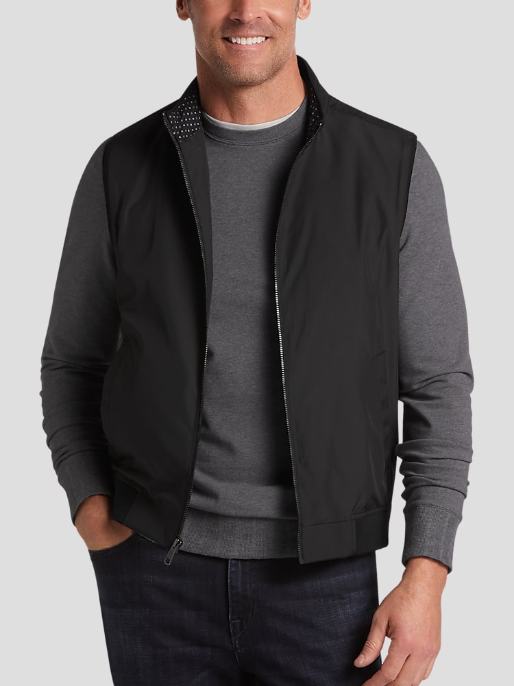 Michael Strahan Slim Fit Vest Casual Vests Men s Wearhouse