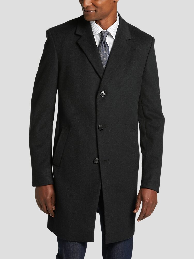Joseph Abboud Modern Fit Topcoat Topcoats Men s Wearhouse