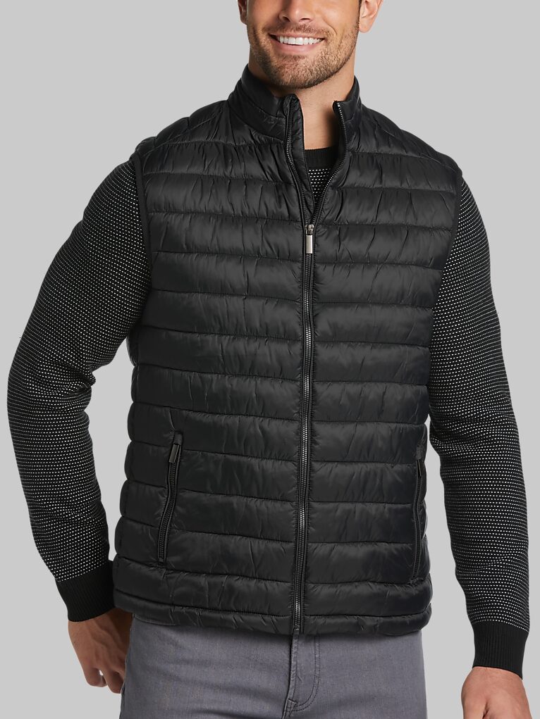 Awearness Cole Modern Fit Puffer Vest Casual Jackets Men's