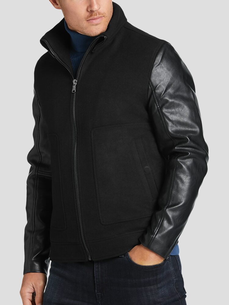 Michael strahan bomber jacket clearance