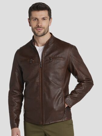 Men's wearhouse leather jackets outlet