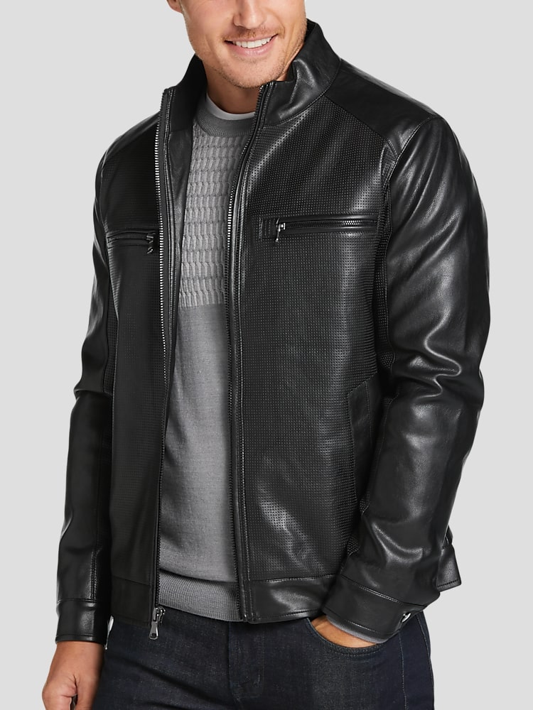 Fake bv outlet leather jacket