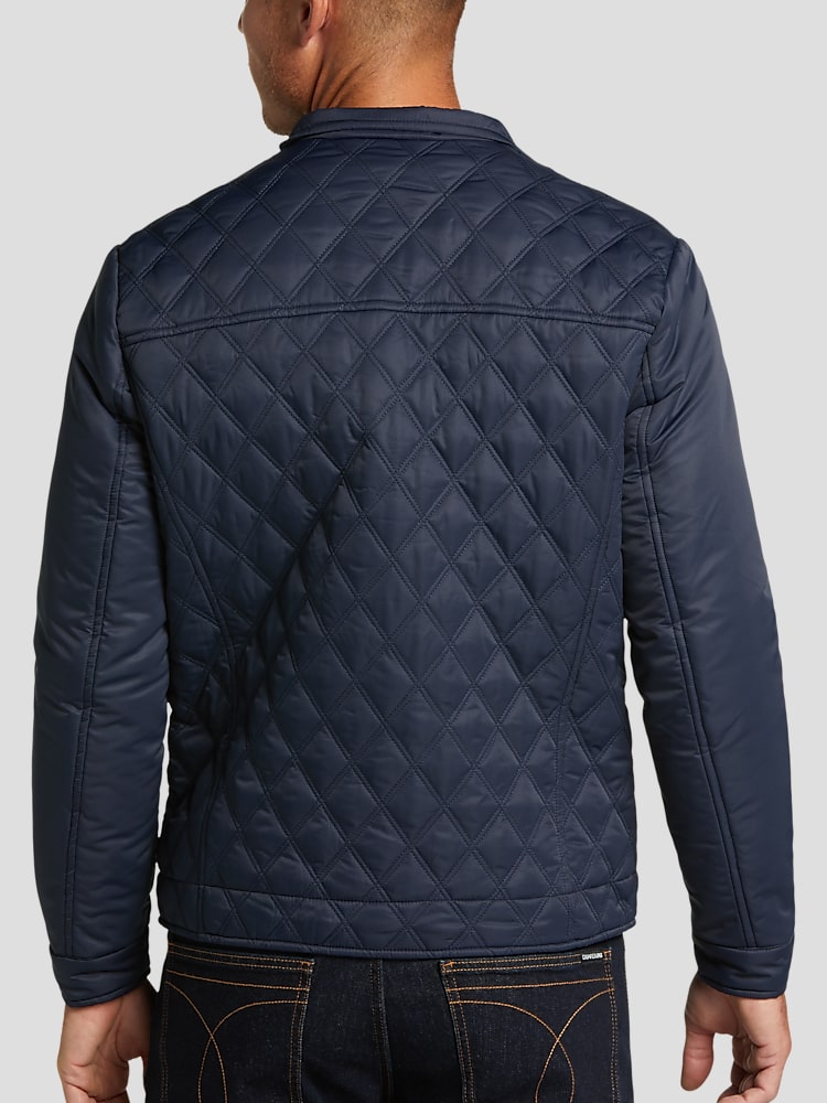 Joseph Abboud Modern Fit Quilted Car Coat | All Sale| Men's Wearhouse