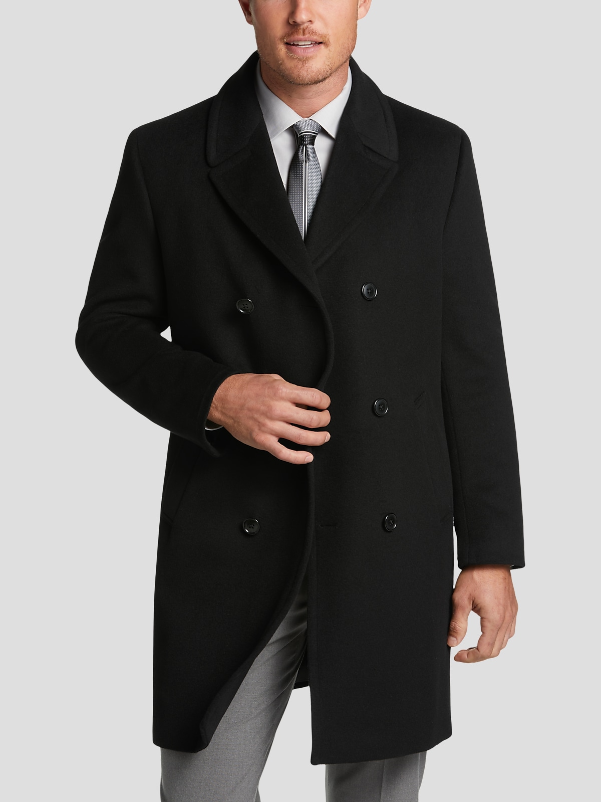Joseph Abboud Modern Fit Topcoat Topcoats Men s Wearhouse