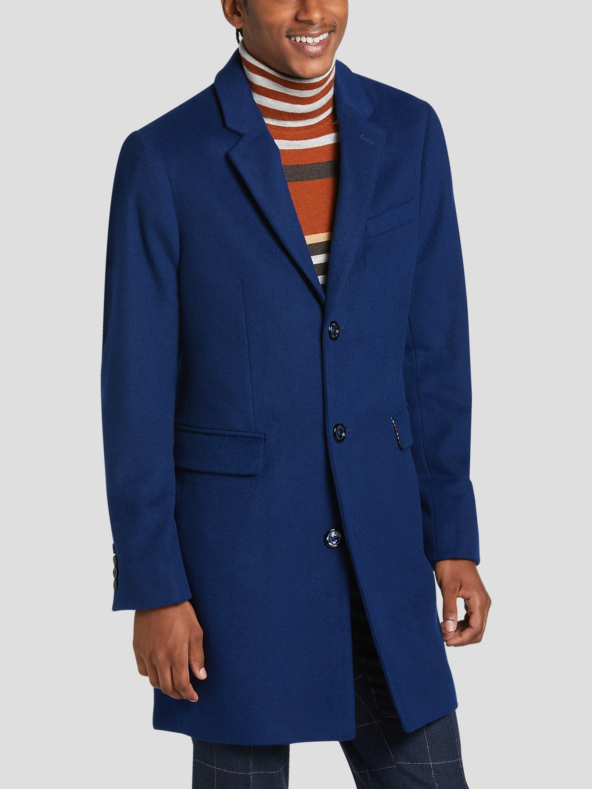 Paisley & Gray Slim Fit Topcoat Topcoats Men's Wearhouse