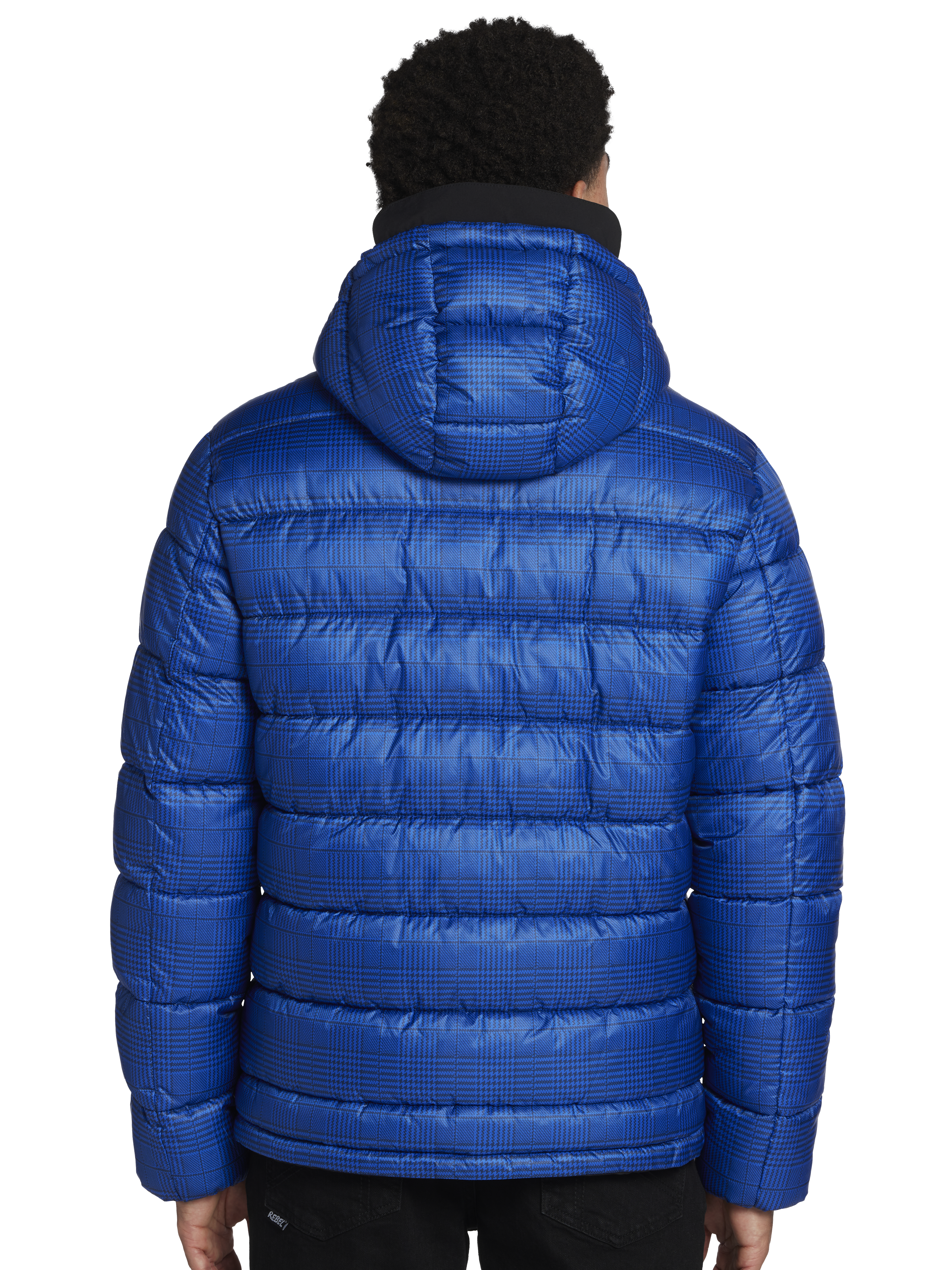 Modern Fit Reversible Hooded Insulated Puffer Jacket