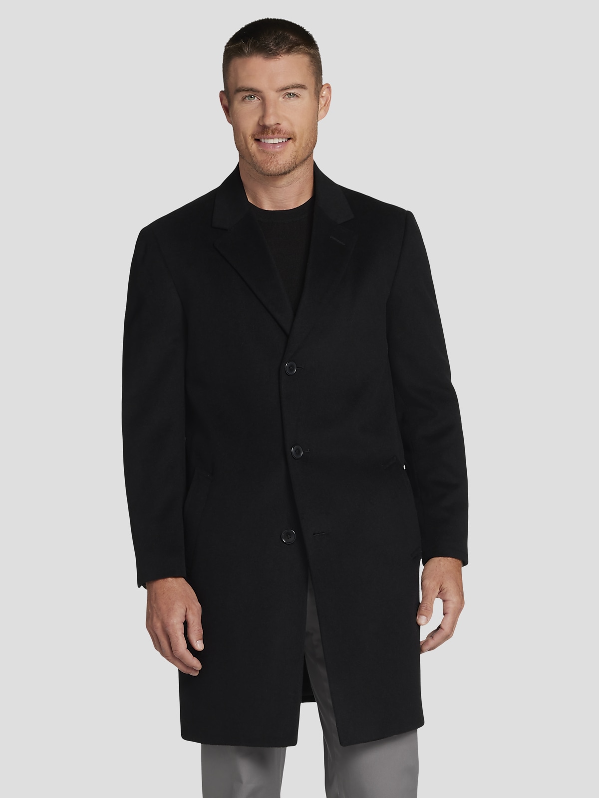 Men's wearhouse overcoats clearance