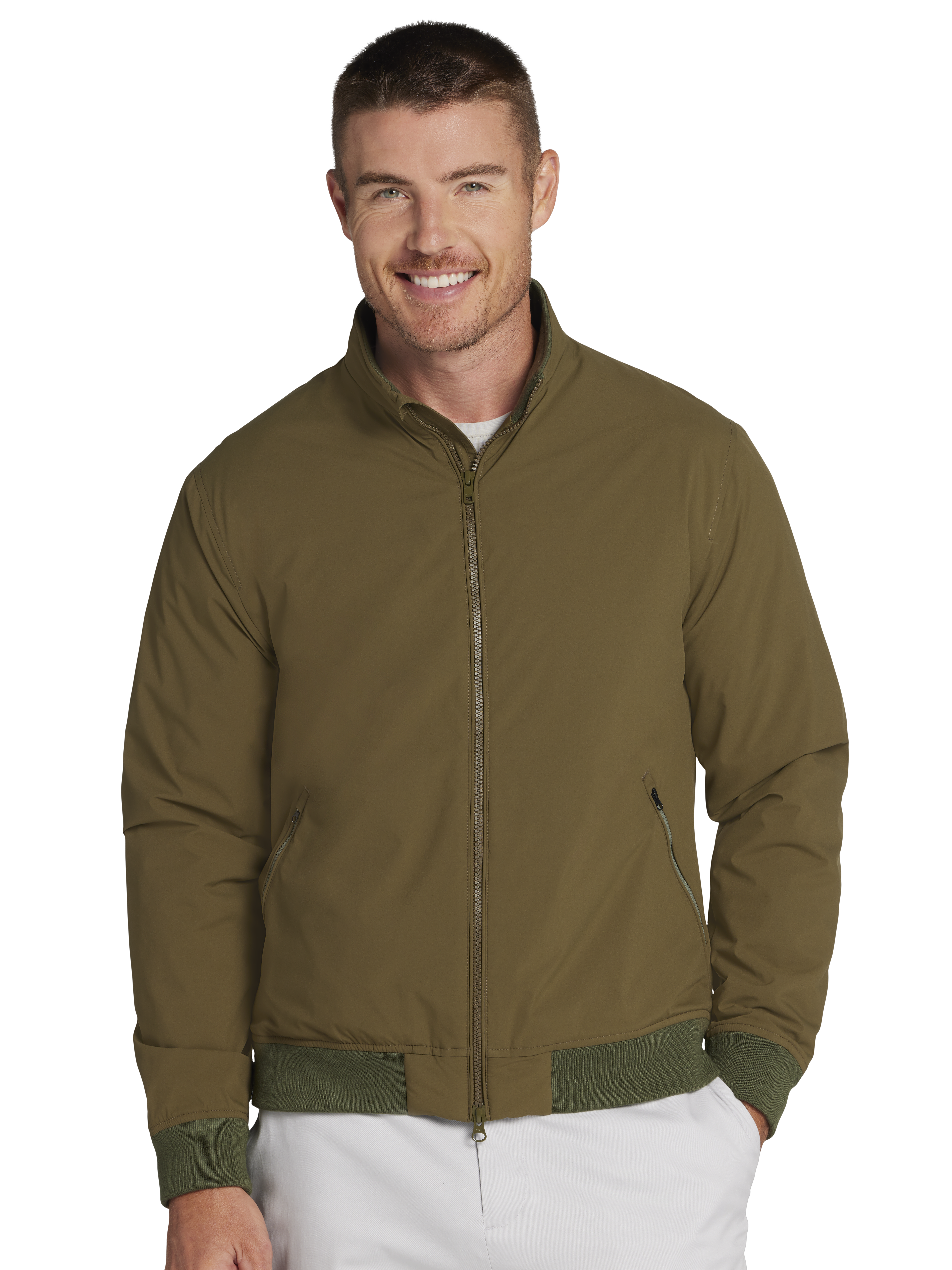 Men's Olive Jackets | Men's Wearhouse Men's Olive Jackets | Men's Wearhouse