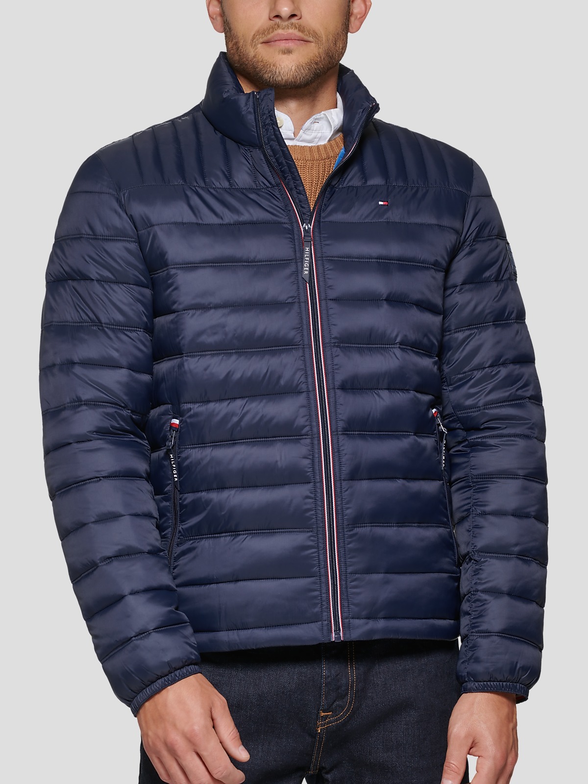 Tommy hilfiger courtney midi puffer deals