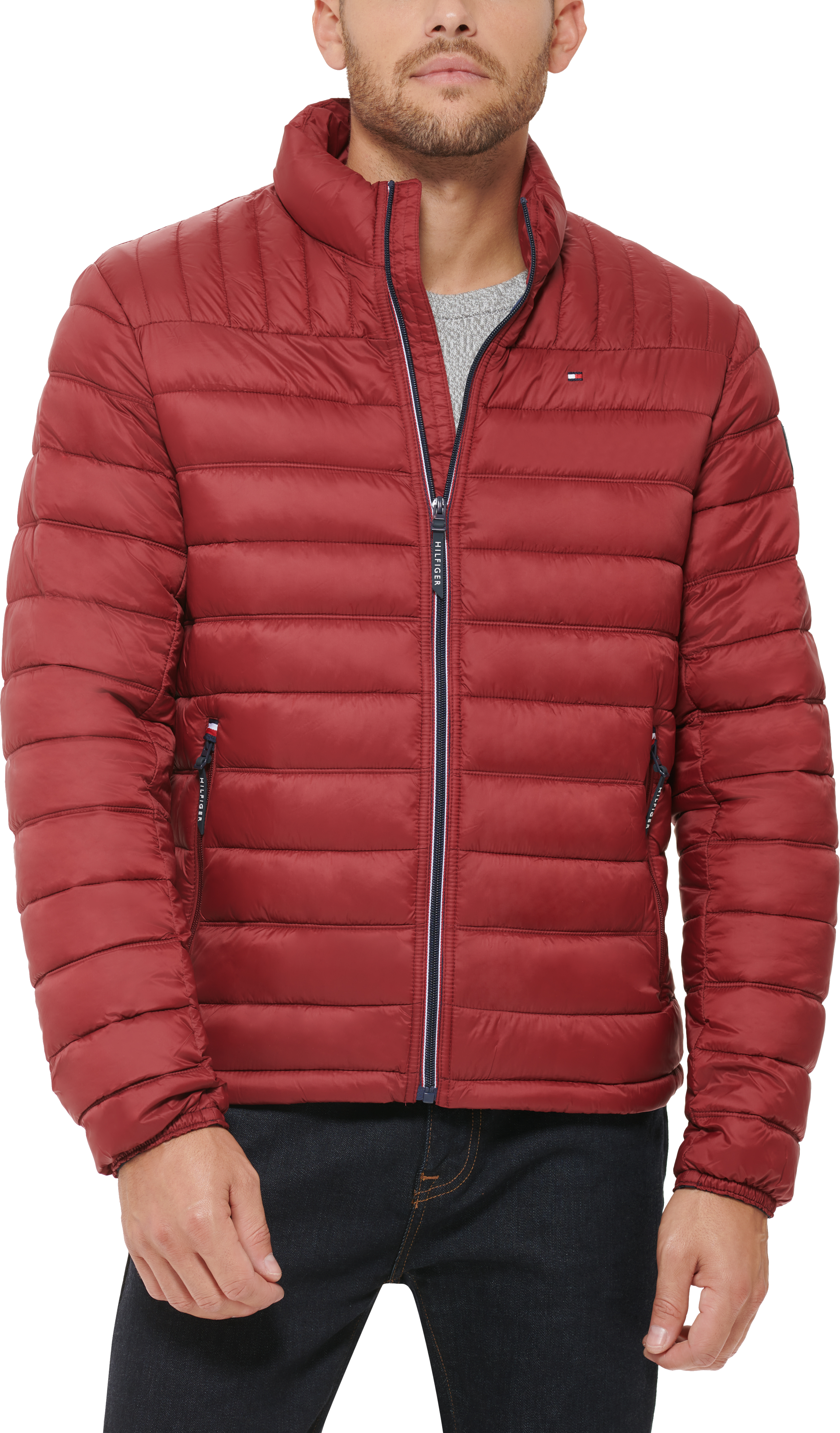 Tommy hilfiger hot sale jacket red