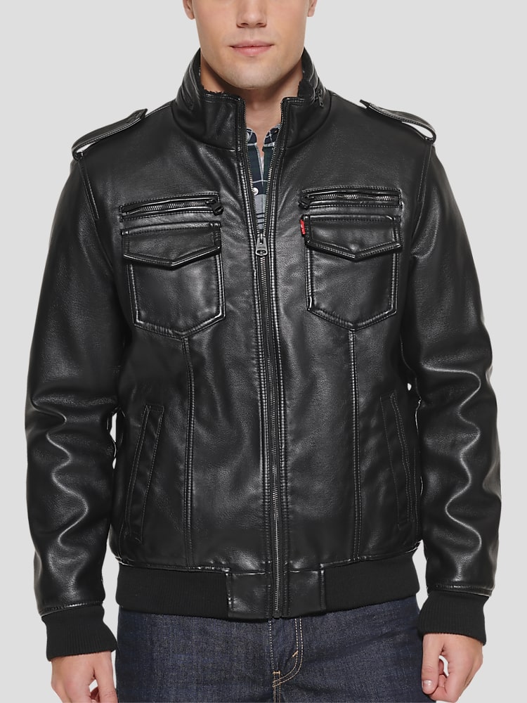 Levi s Modern Fit Aviator Bomber Jacket Casual Jackets Men s Wearhouse