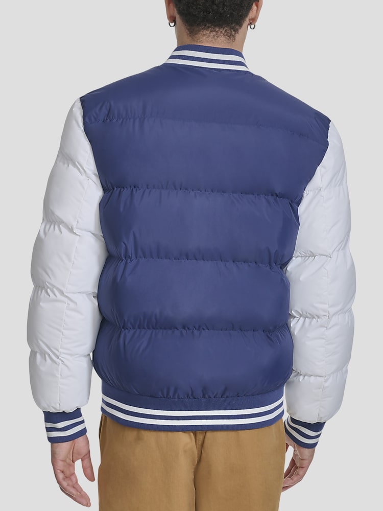 Champion Men s Varsity Bomber Puffer Jacket