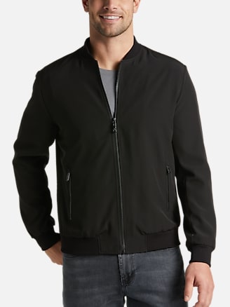 Michael Strahan Modern Fit Bomber Jacket | All Sale| Men's Wearhouse