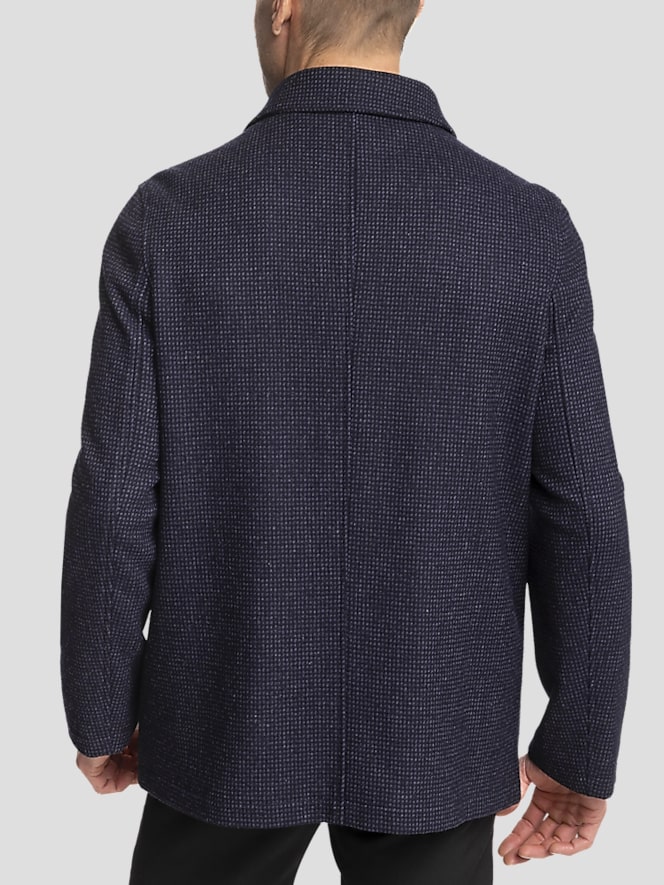 Hart Schaffner Marx Classic Fit Wool Blend Button Front