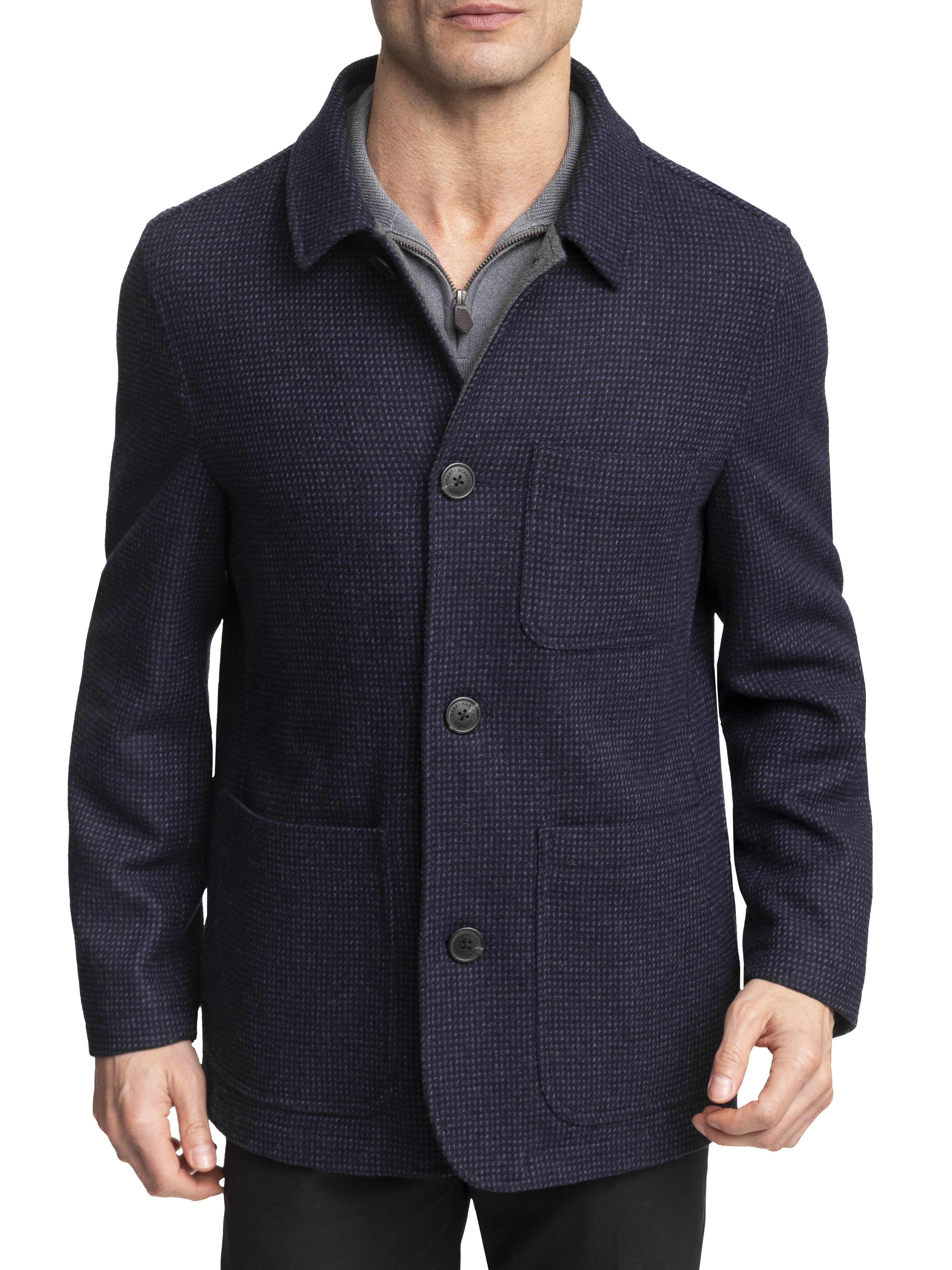 Classic Fit Wool Blend Chore Jacket