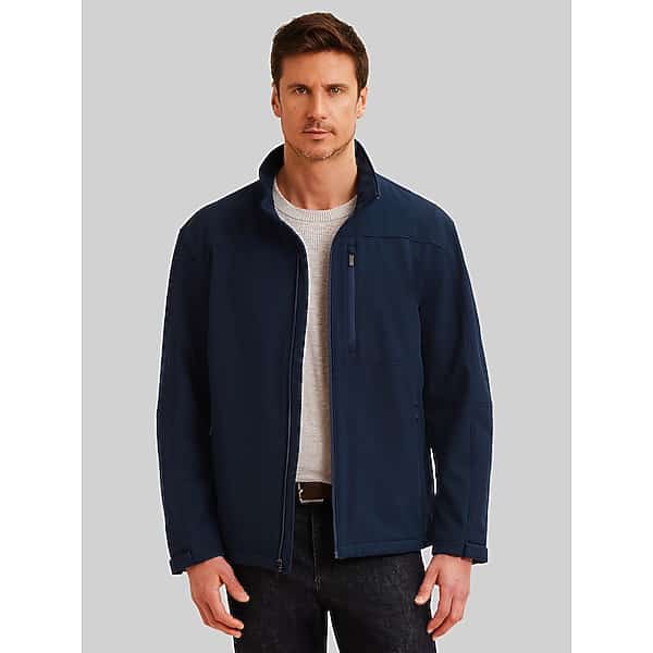 Weatherproof Men's Modern Fit Soft Shell Jacket Navy - Size: Large