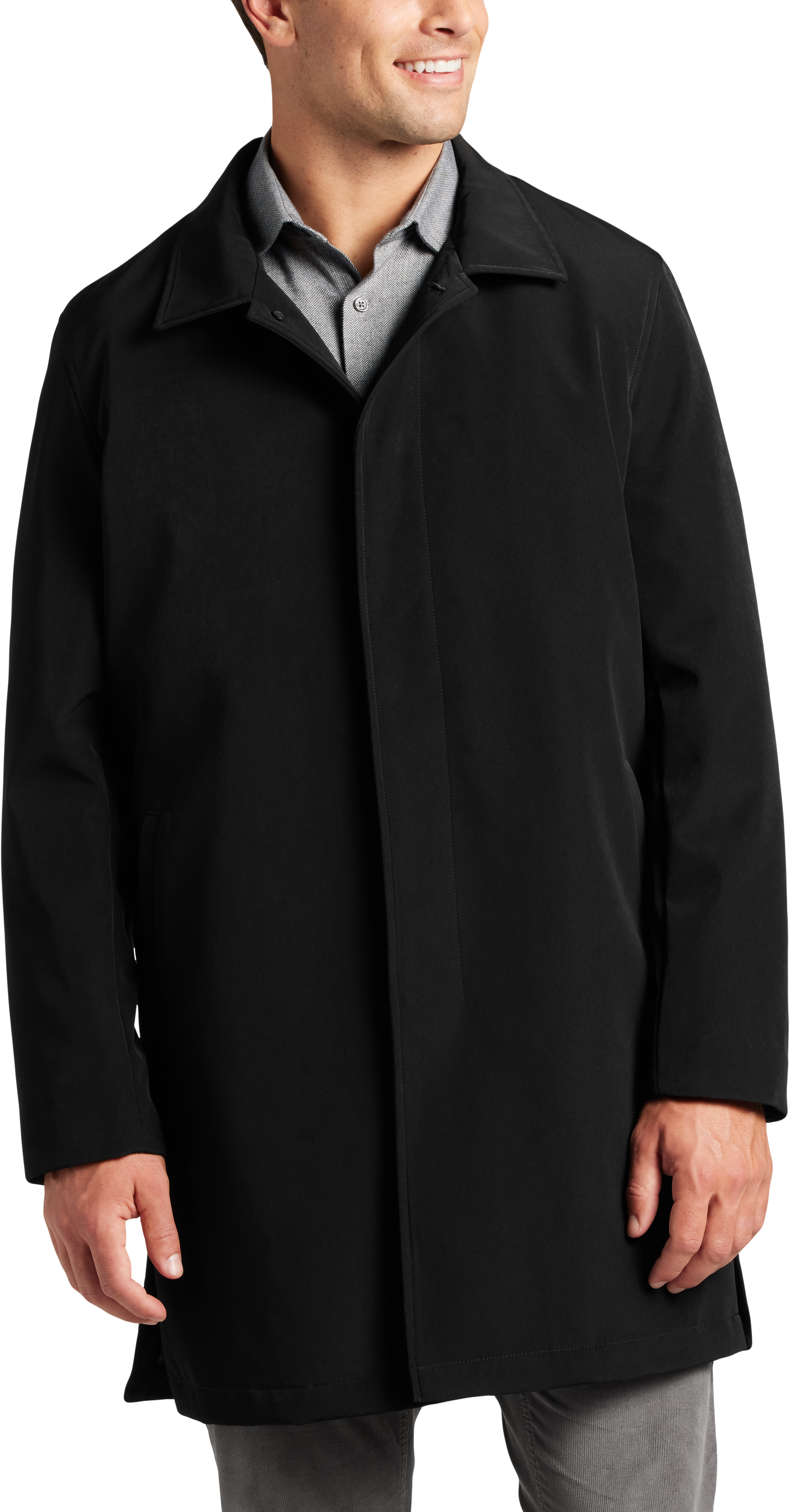 Joseph Abboud Modern Fit Raincoat Raincoats Men s Wearhouse