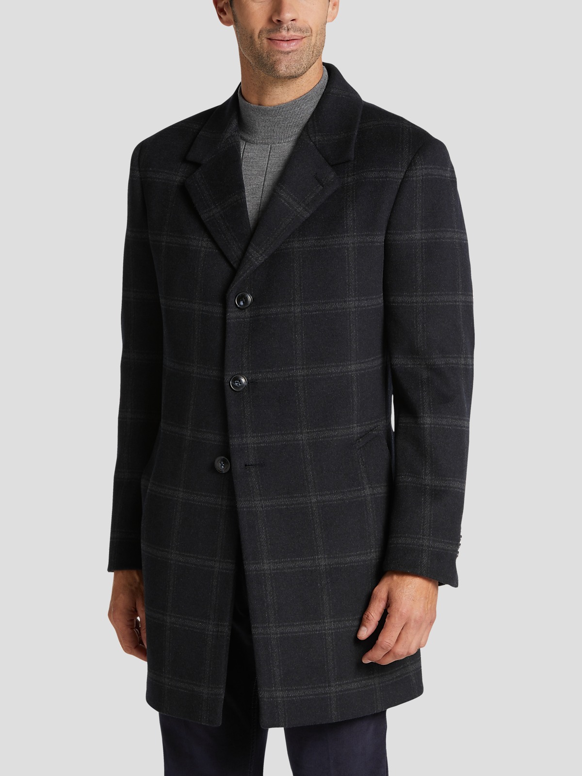 Men's wearhouse overcoats discount