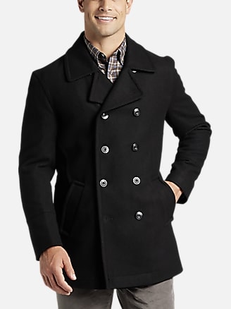 Joseph Abboud Modern Fit Peacoat | New Arrivals| Men's Wearhouse