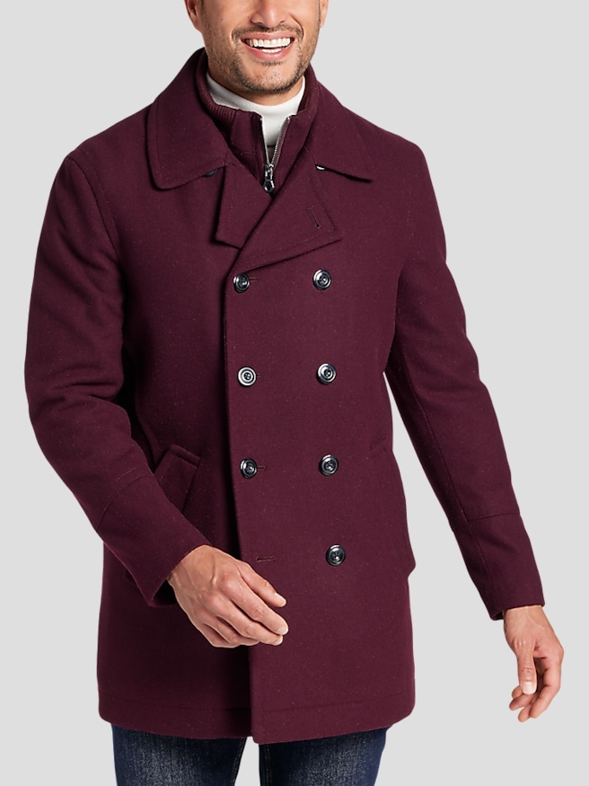 Men's clearance wearhouse peacoat