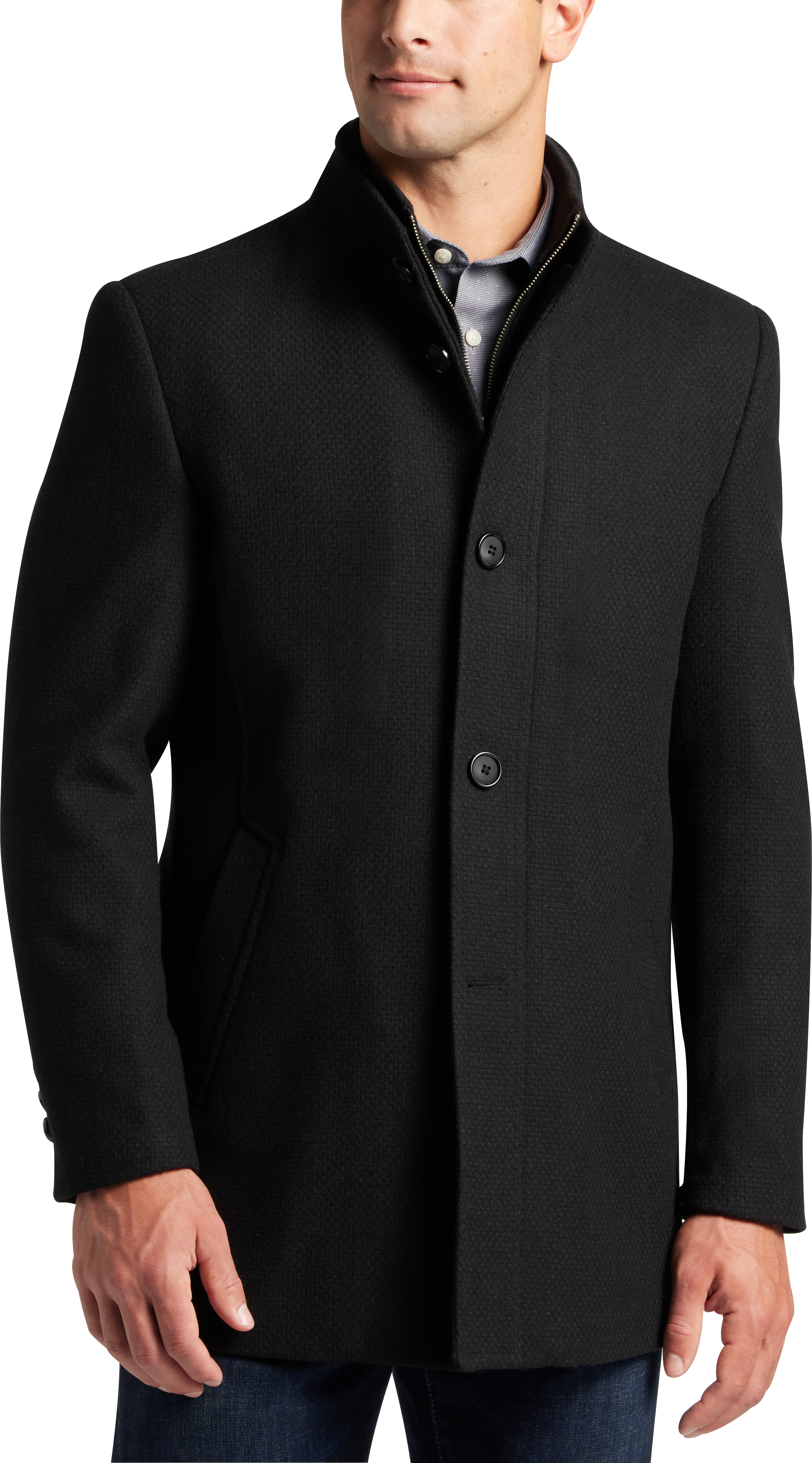 Modern Fit Car Coat