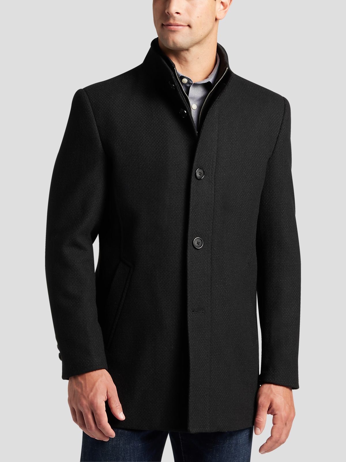 Joseph Abboud Modern Fit Car Coat | All Clearance $39.99| Men's Wearhouse