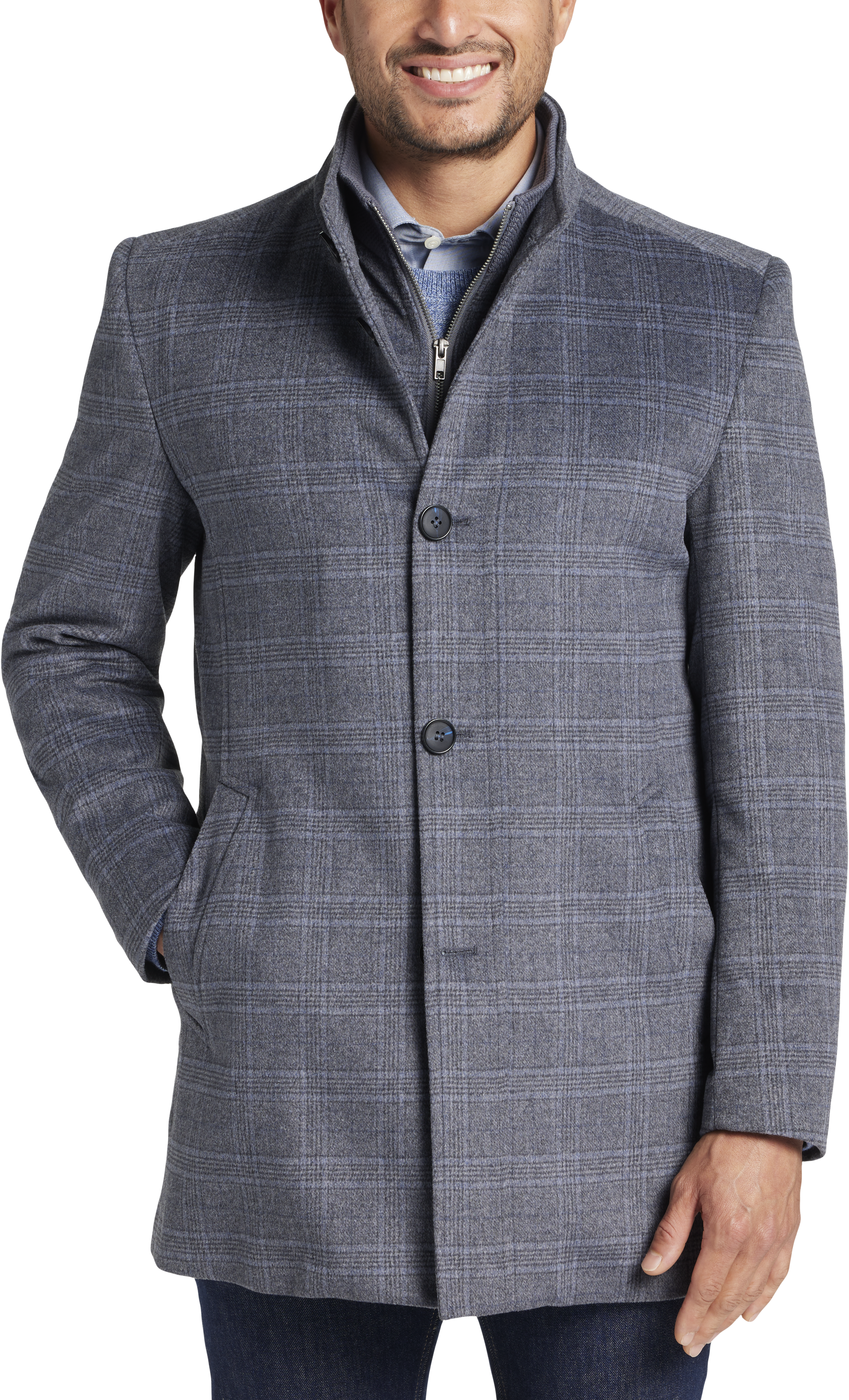Joseph Abboud Modern Fit Car Coat Casual Jackets Men s Wearhouse