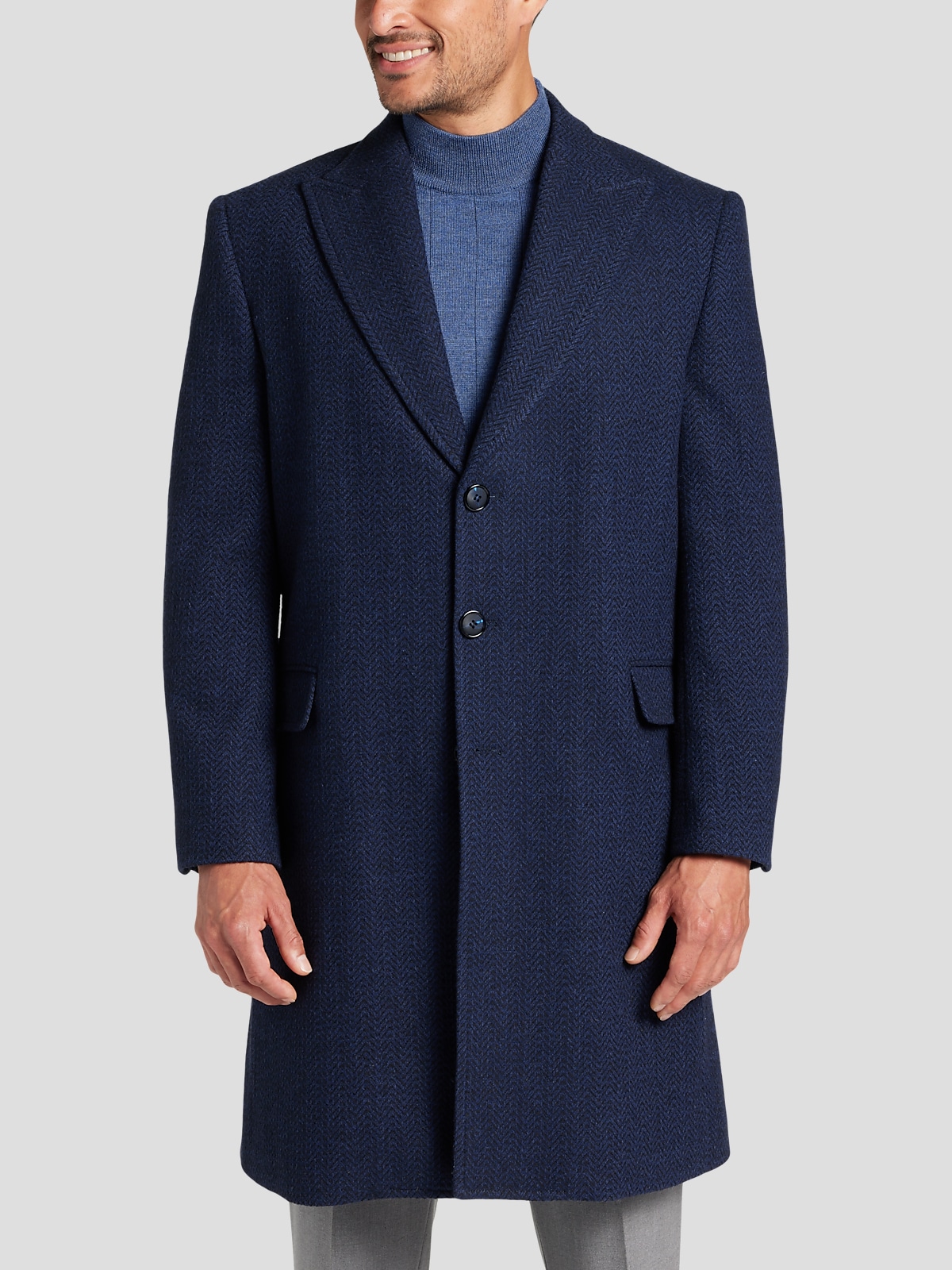 Joseph Abboud Modern Fit Topcoat All Sale Men s Wearhouse