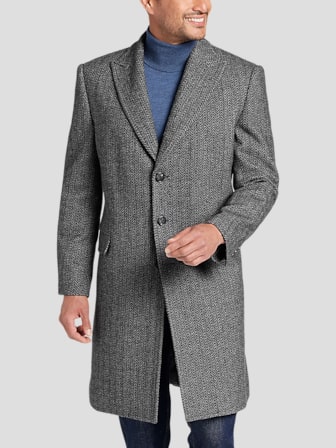 Joseph Abboud Modern Fit Topcoat All Sale Men s Wearhouse
