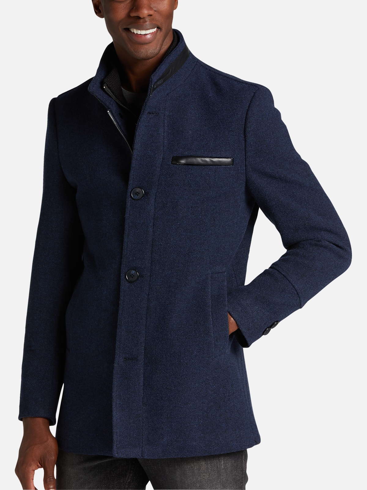 Joseph Abboud Modern Fit Carcoat | Outerwear| Men's Wearhouse