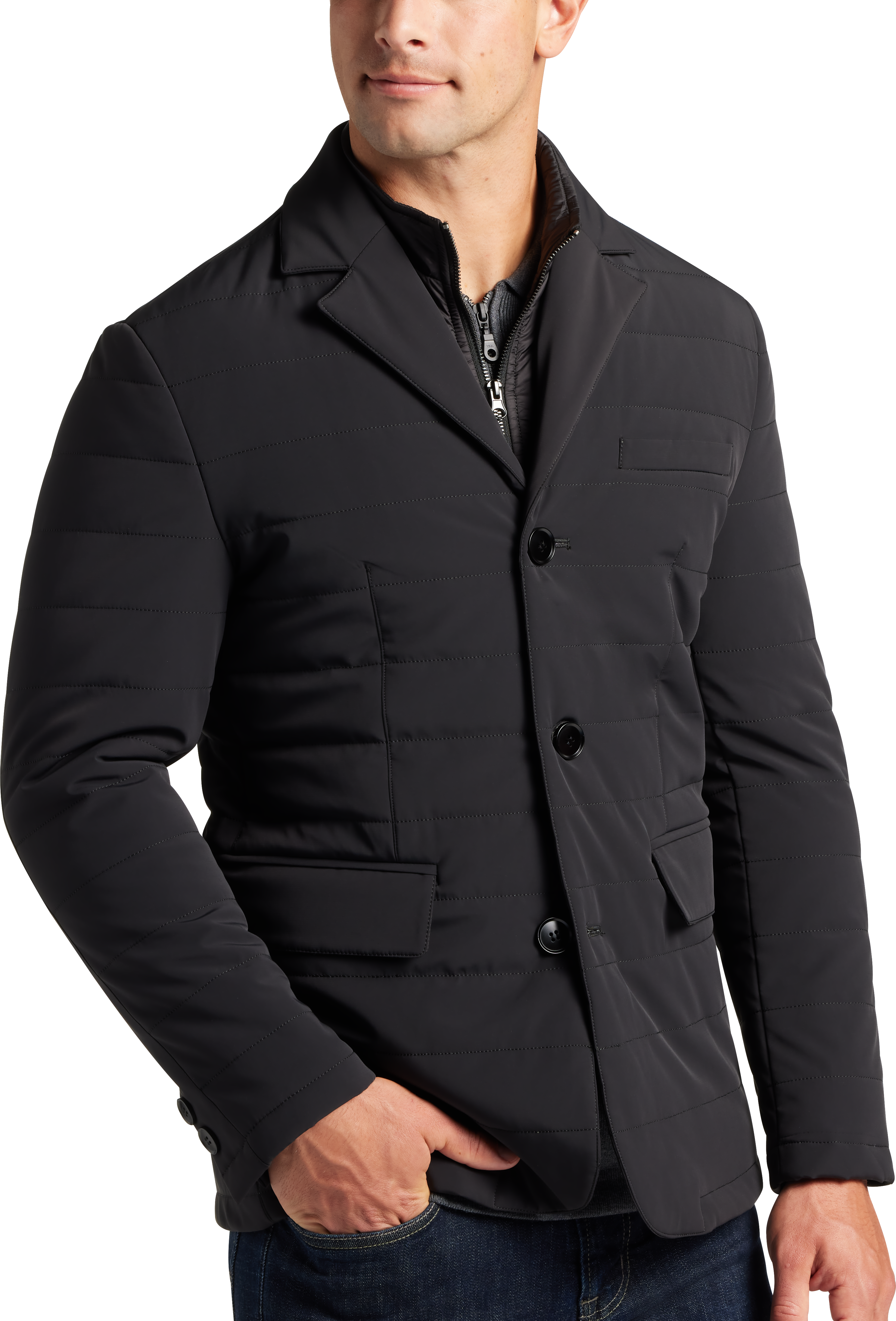 Modern Fit Quilted Blazer