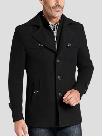 Men's wearhouse wool coats cheap