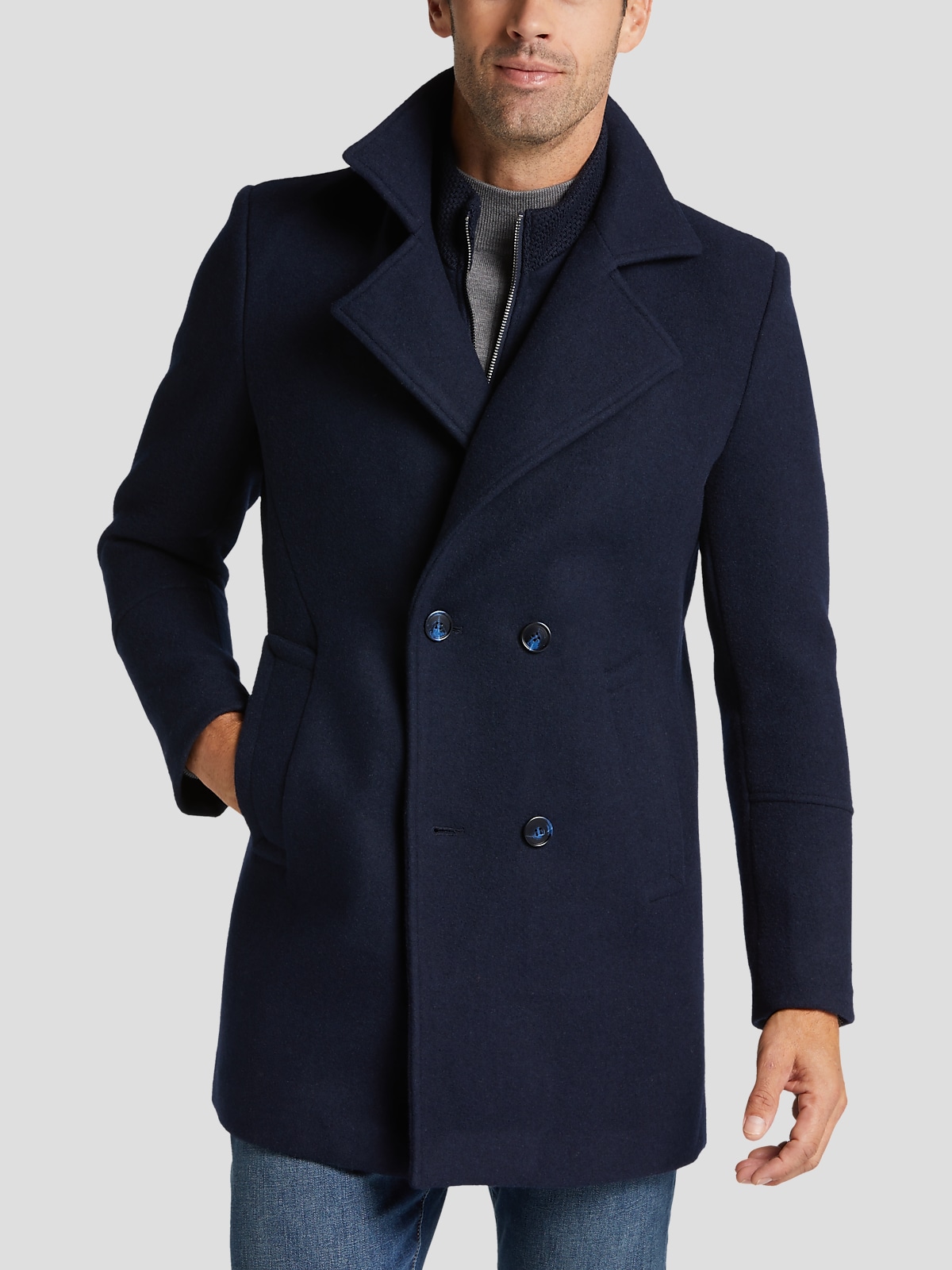 George Austin Cosani Modern Fit Peacoat | All Sale| Men's Wearhouse