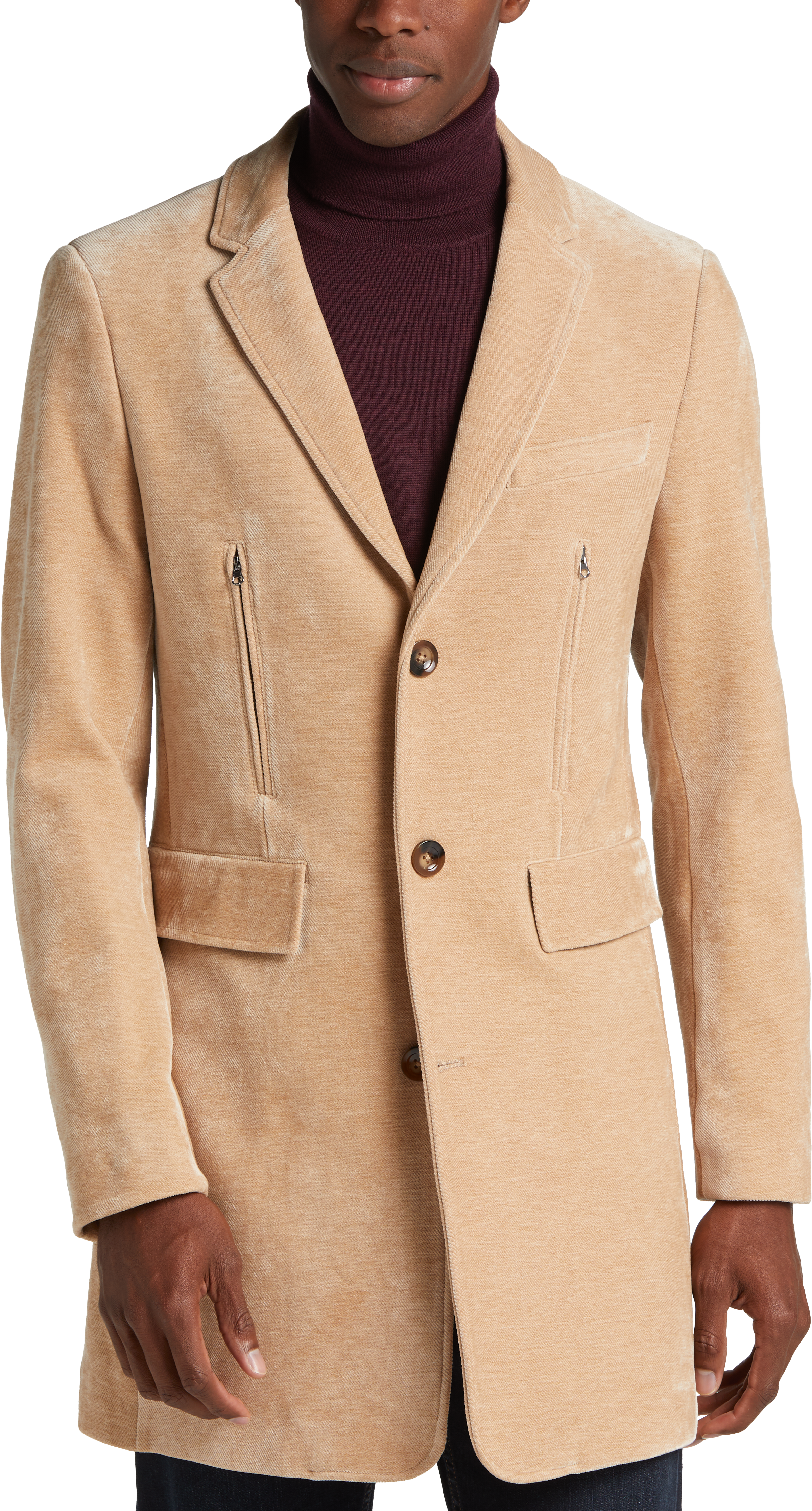 slim fit mens topcoat