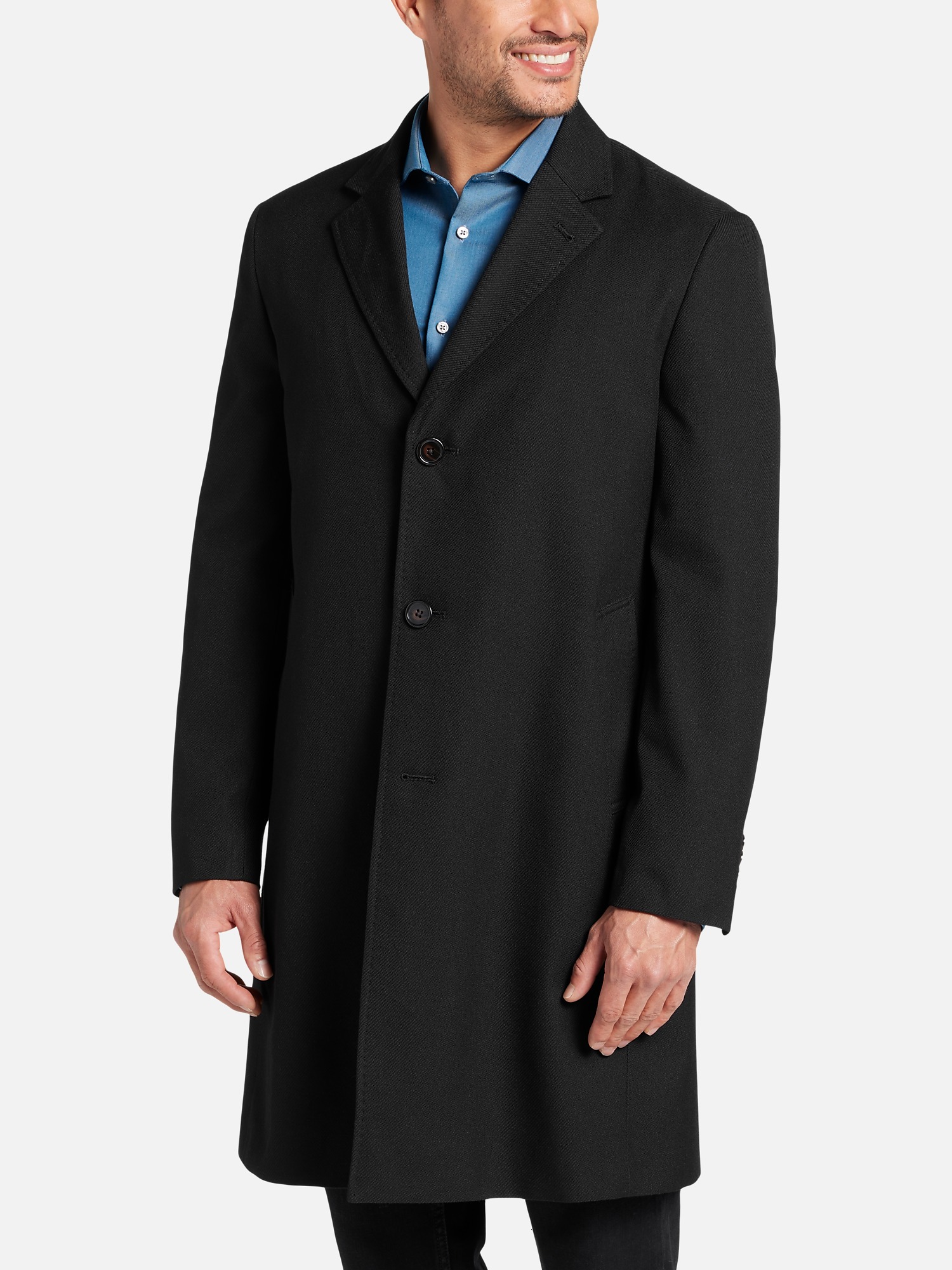 Michael Kors Mens Classic Fit Topcoat