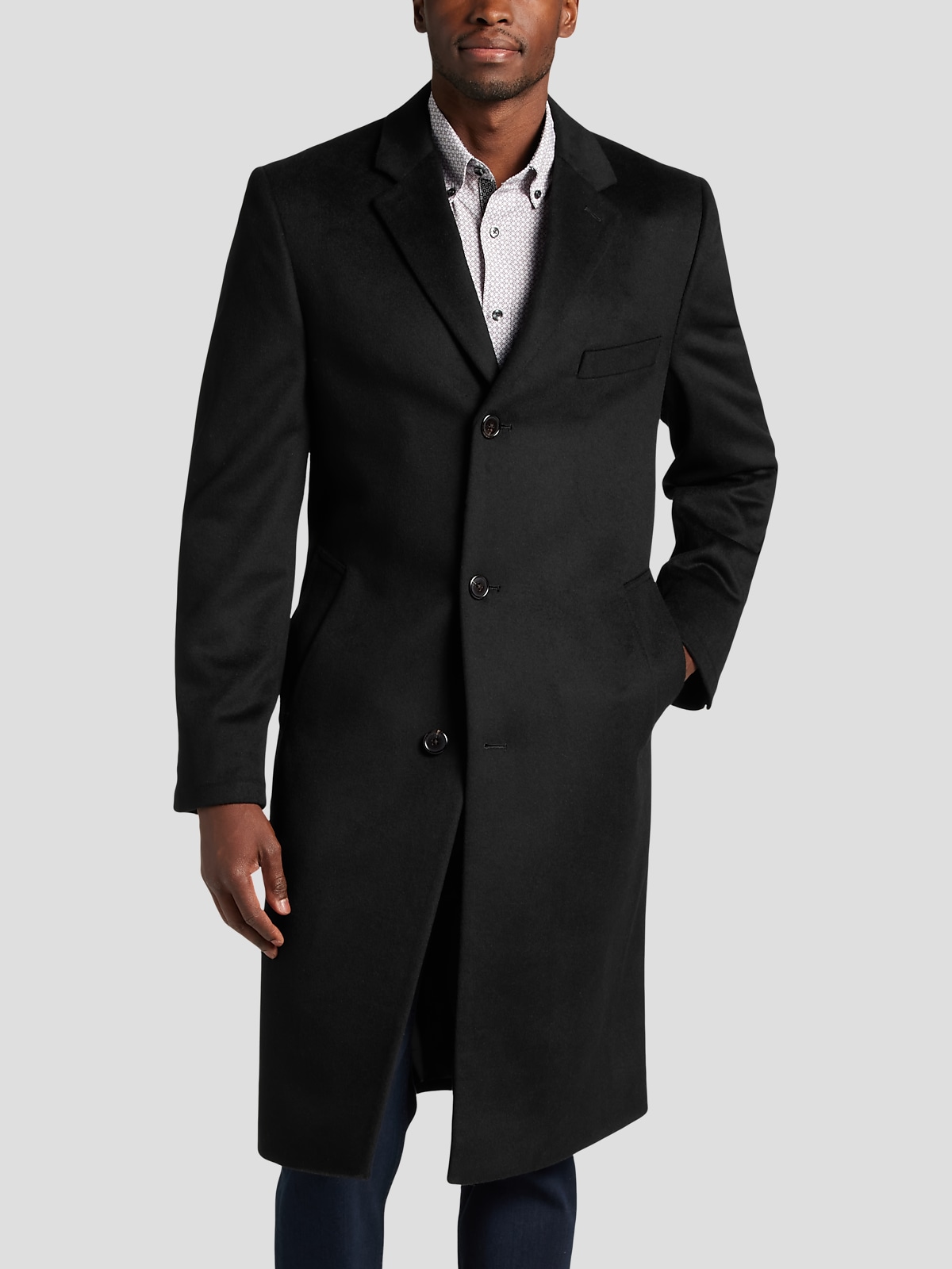 Mk long clearance black coat