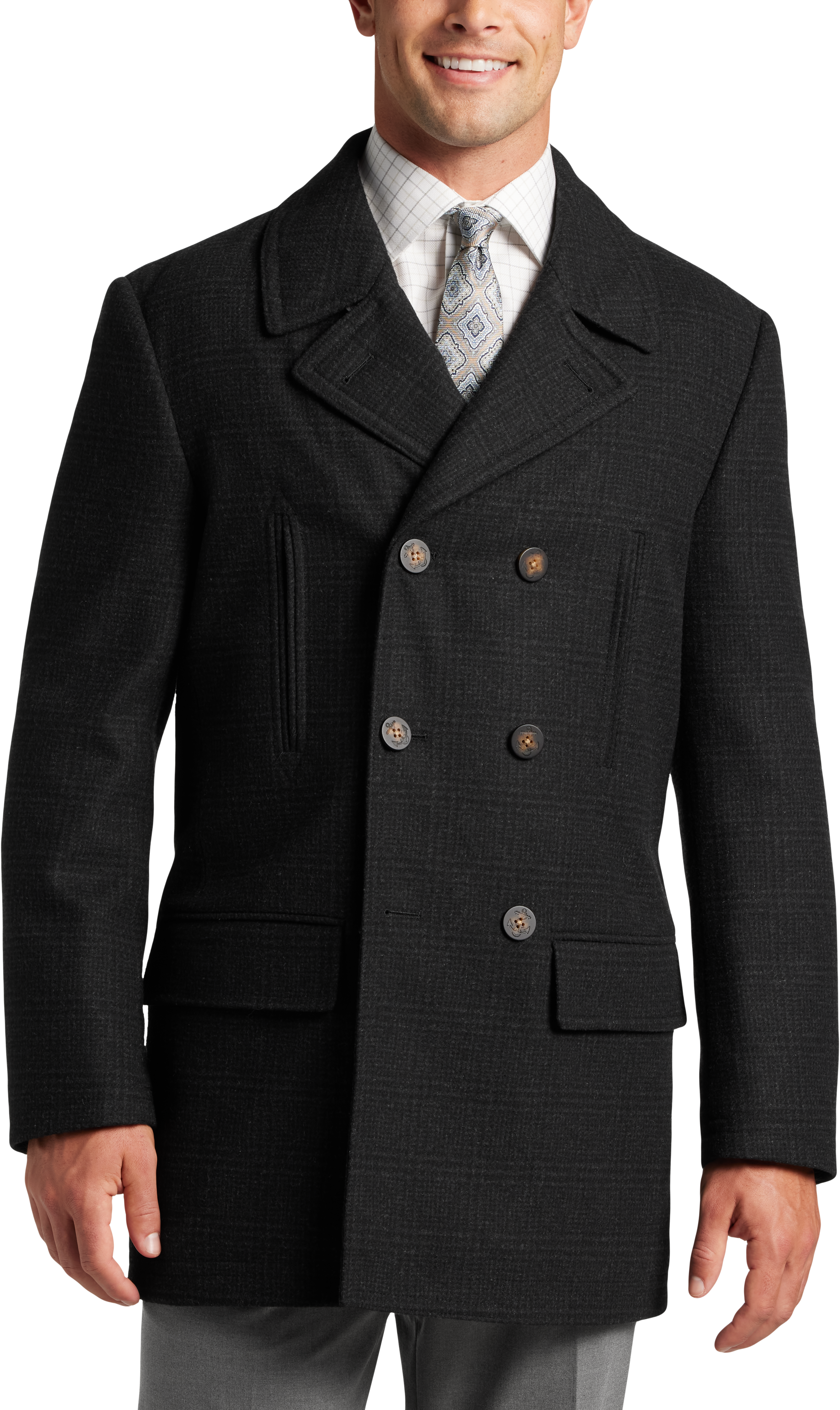 Michael kors men's wool sales coat